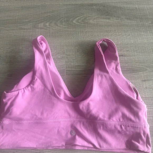 LULULEMON align V neck bra C/D cup dahlia mauve color!! Size 14! - Picture 2 of 3